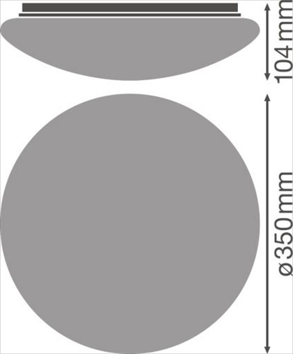 Immagine prodotto Ledvance LED SF CIRCULAR 350 COVER Copertura circolare di superficie