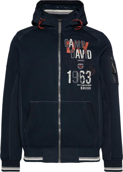 Produktbild Camp David Jacke THE CRAFTSMEN Kapuzensweatjacke (S)