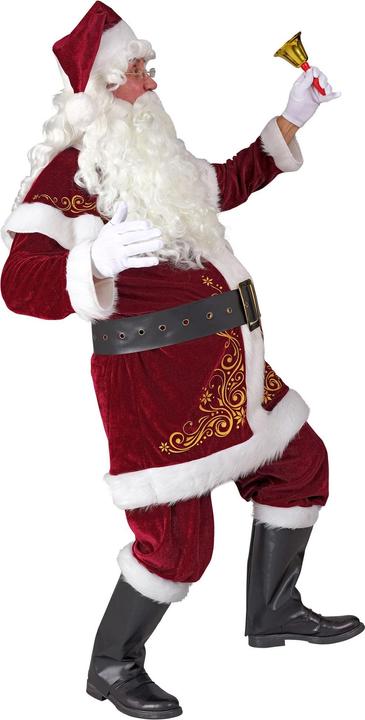 Image du produit Widmann Costume de Père Noël manteau avec cape, pantalon, ceinture, couvre-bottes (XL)