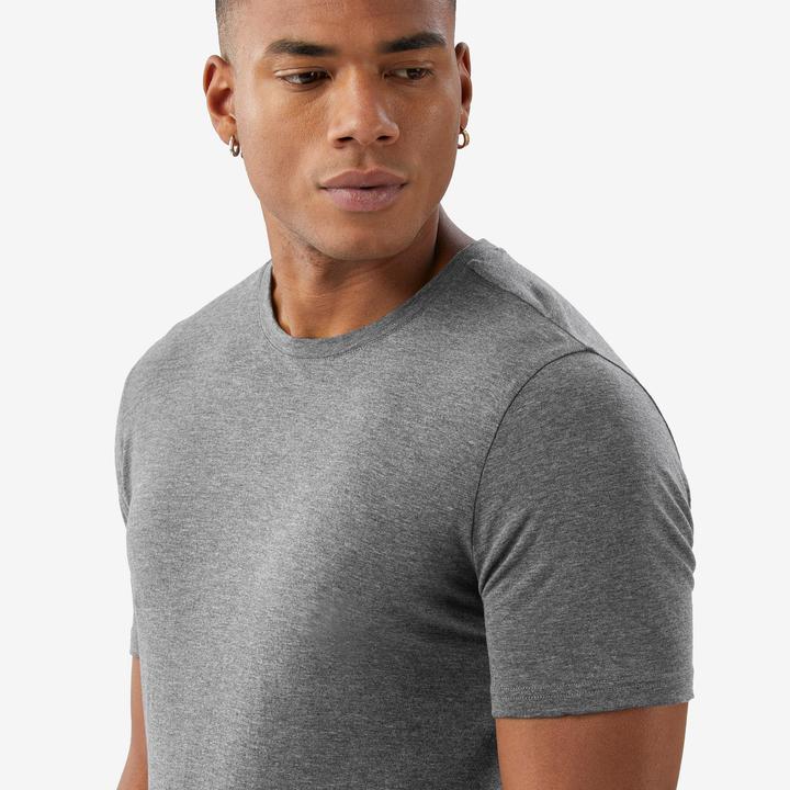 Actual product image Simond Merinoshirt Herren kurzarm Lyocell - Merino Fresh grau (S)