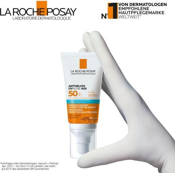 Actual product image La Roche Posay Anthelios Invisible Fluid Tinted (Sun cream face, SPF 50, 50 ml, 75 g)