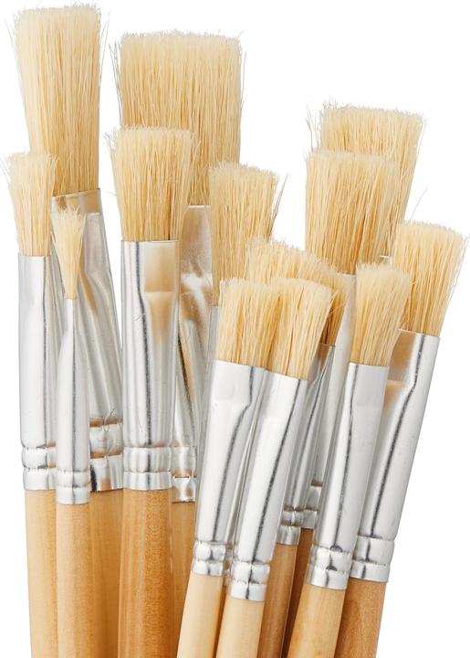 Actual product image Relaxdays 20-piece bristle brush set (17 mm)