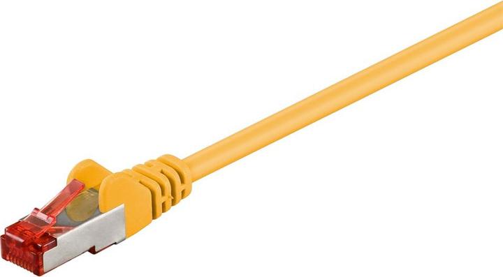 Produktbild Dönges Patchkabel Cat. 6, 2x RJ45 mit S/FTP, 10 m, gelb (UTP, CAT6, 10 m)