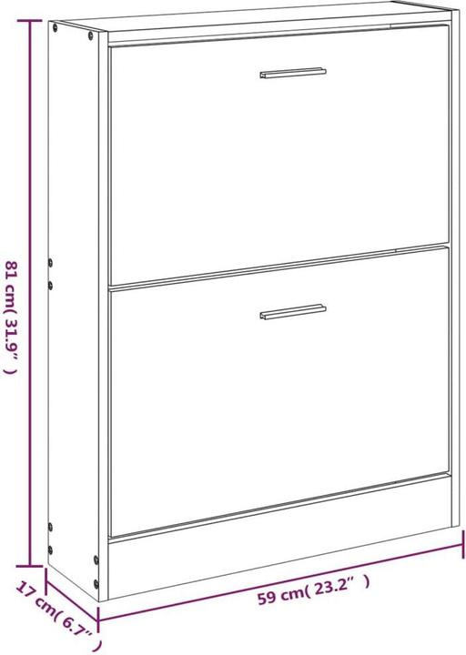 Actual product image VidaXL Sofia (59 x 17 x 81 cm)