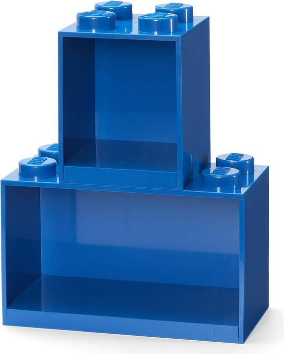LEGO Brick 4 & 8 zestaw półek 2 szt. niebieski