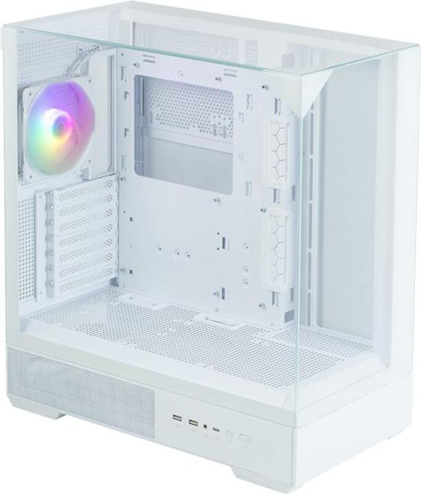 Immagine prodotto Zalman Boitier Moyen Tour ATX P40 Prism RGB avec panneaux vitrés (Blanc) (Mini-ITX, ATX)