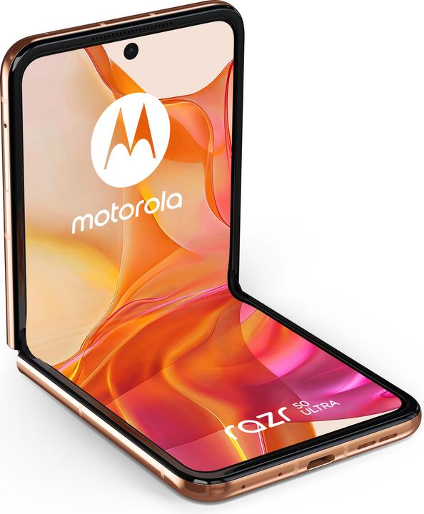 Immagine prodotto Motorola Razr 50 Ultra (512 GB, Peach Fuzz, 6.90", SIM + eSIM, 50 Mpx, 5G)