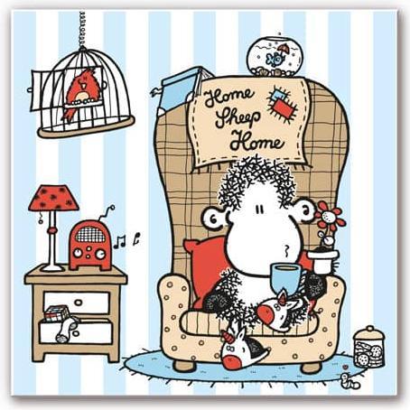 Actual product image Sheepworld Home Sheep Home Tea Time (70 x 70 cm)