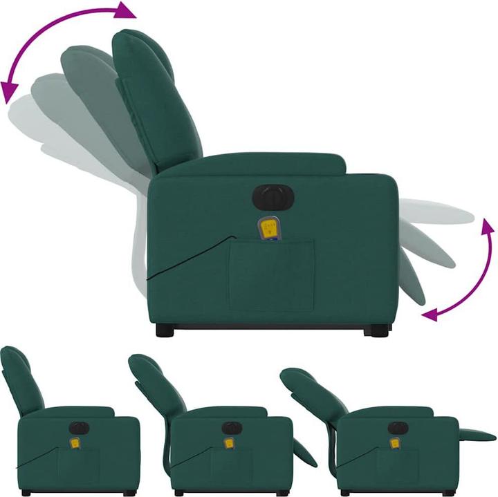 Produktbild VidaXL Elektrischer Massagesessel mit Aufstehhilfe Stoff