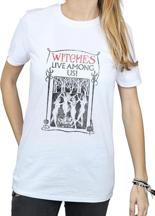 Immagine prodotto Fantastic Beasts Witches Live Among Us Maglietta Ampia Donna (L)