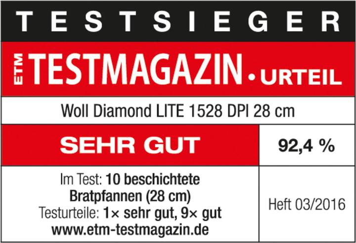 Produktbild Woll Saphir Lite (28 cm, Bratpfanne, Aluminiumguss)