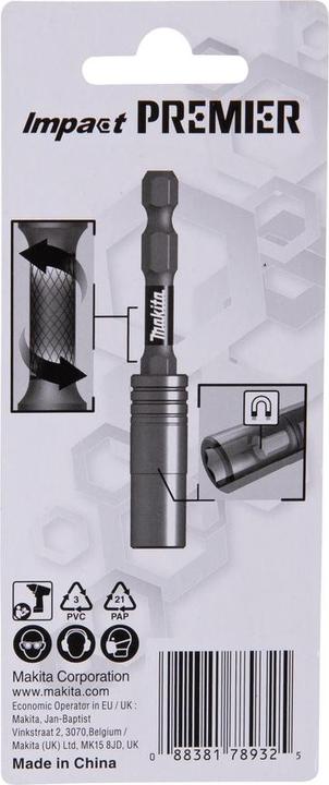 Image du produit Makita MAGNETIC BIT HOLDER E-20258 1/4. 68MM (68 mm)