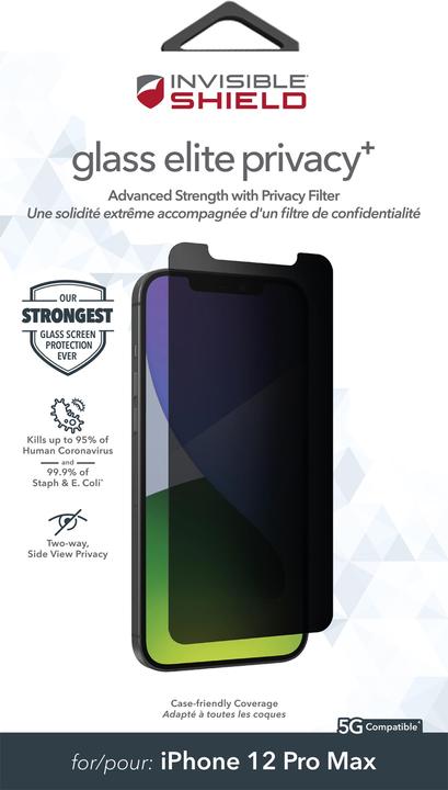 Image du produit Zagg Invisibleshield Glass Elite (1 pièce(s), Apple iPhone 12 Pro Max)