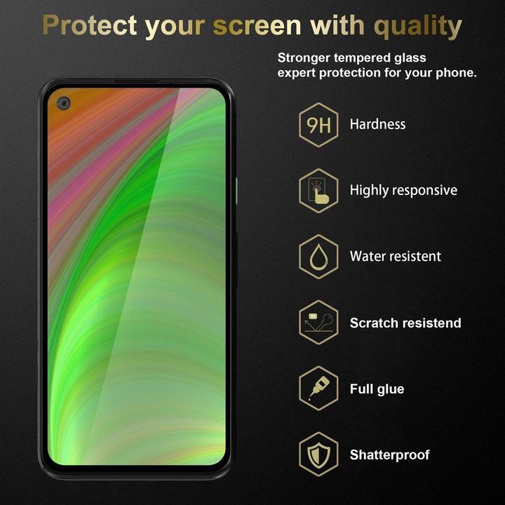 Actual product image Cadorabo Full screen display protection glass (1 Piece, Google Pixel 4a)