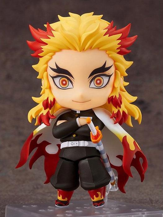 Actual product image Good Smile Company Demon Slayer Nendoroid Kimetsu no Yaiba : Kyojuro Rengoku