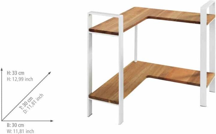 Immagine prodotto Wenko Scaffale angolare da cucina Louisa