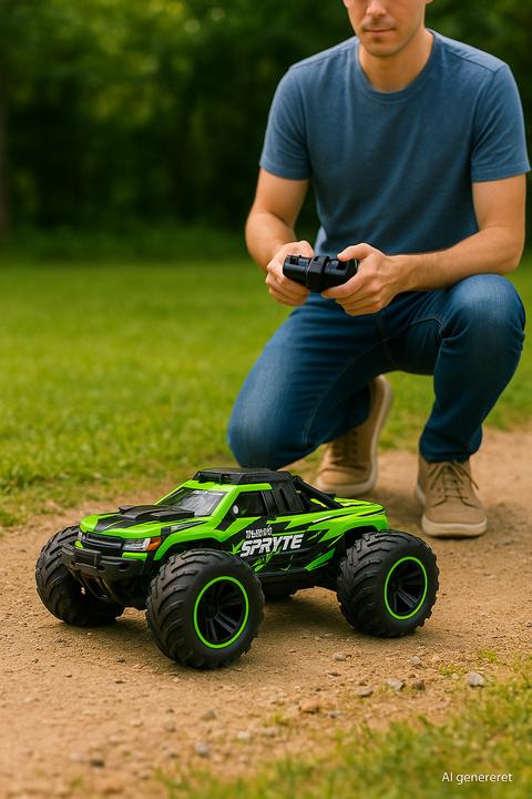 Actual product image Blackzon - Spryte MT 1/20 4WD Electric Monster Truck - Green (540300) (RTR Ready-to-Run)