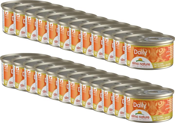 Image du produit Almo Nature Menu quotidien Mousse de dinde (Adulte, 1 pcs, 85 g)