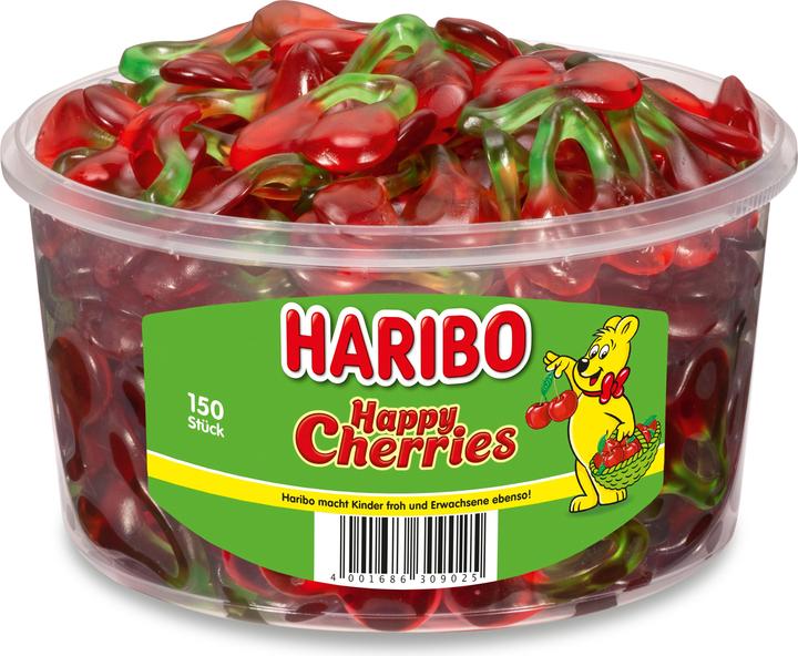 Image du produit Haribo Happy Cherries (150 pcs, 1200 g)