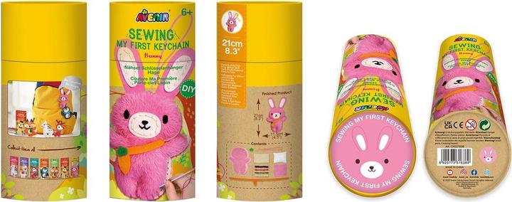 Image du produit Avenir Kit de couture porte-clés lapin
