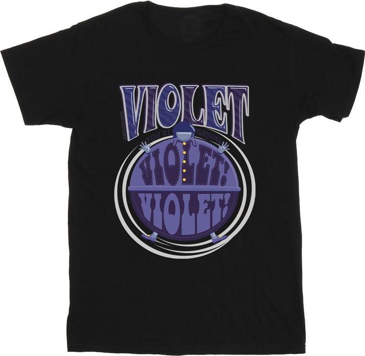 Actual product image Willy Wonka & the Chocolate Factory Boys Violet Turning Violet T-Shirt (152, 158)