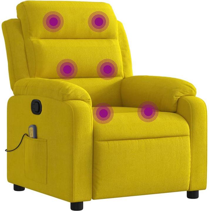 Actual product image VidaXL Velvet massage chair