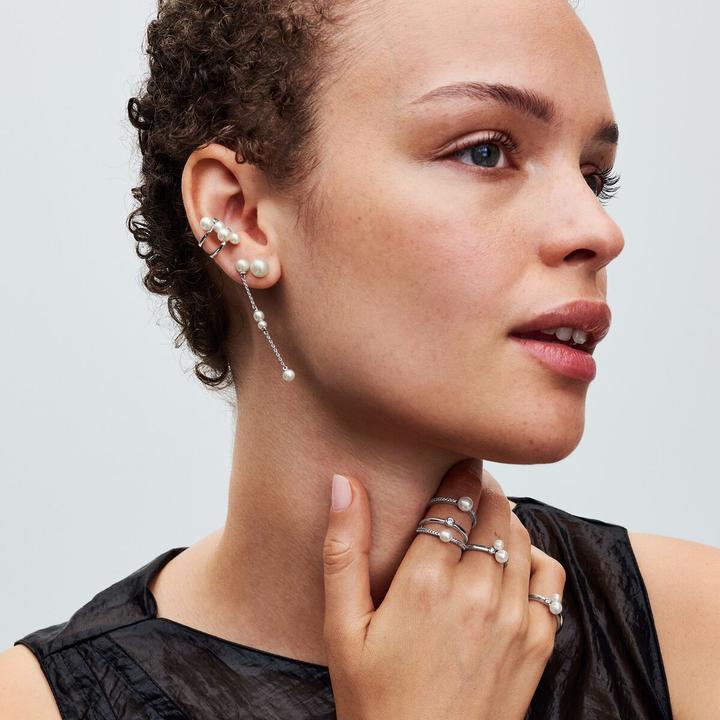 Produktbild Pandora Ring Duo Treated Freshwater Cultured Pearls (54, 925 Silber)