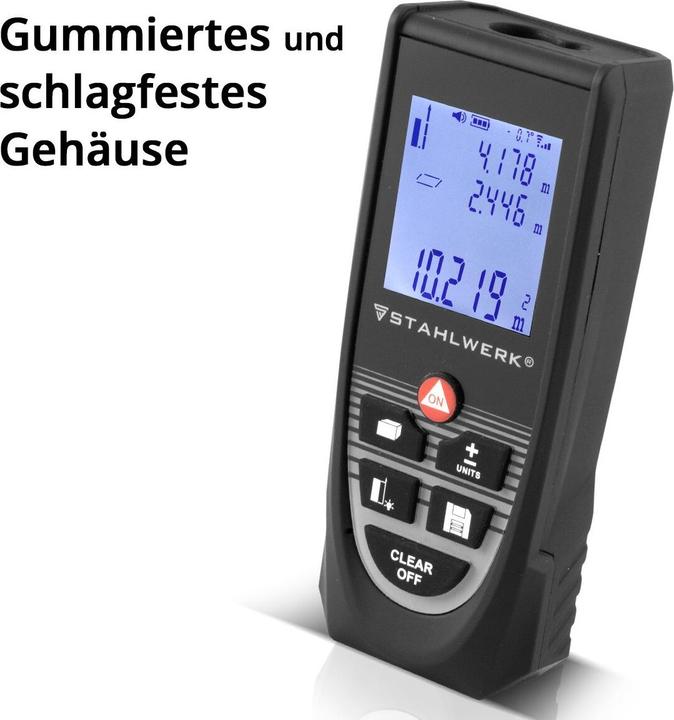 Actual product image Stahlwerk Laser rangefinder LDM-80 ST up to 80 m illuminated LCD display (80 m, 635 nm)