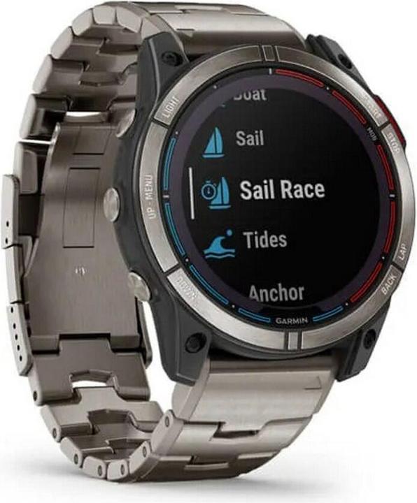 Image du produit Garmin quatix 7X Sapphire Solar Titan" GPS Marine Smartwatch (51 mm)