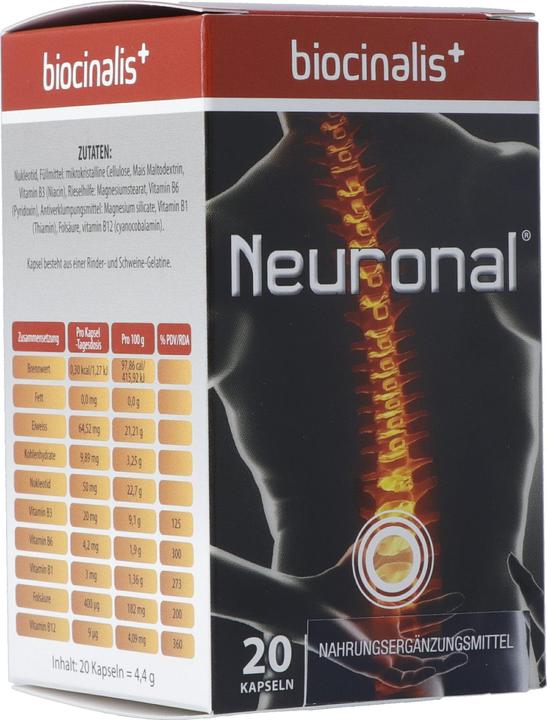 Immagine prodotto Neuronal Capsula (20 Pezzo/i, Pillole, 36 g)