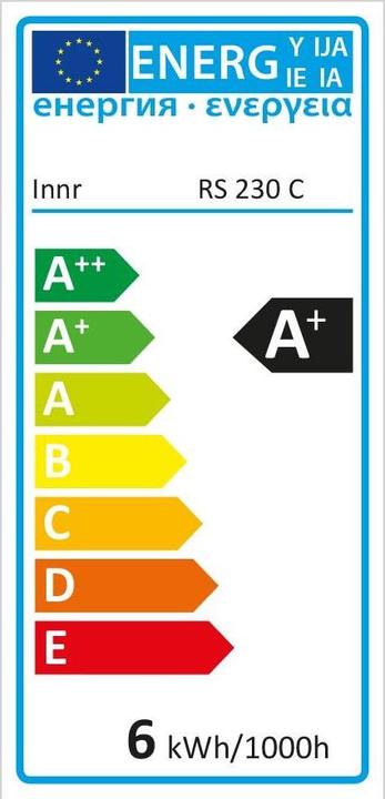 Energy Label Innr smart spot (GU10, 6 W, 350 lm, 1 x, G)