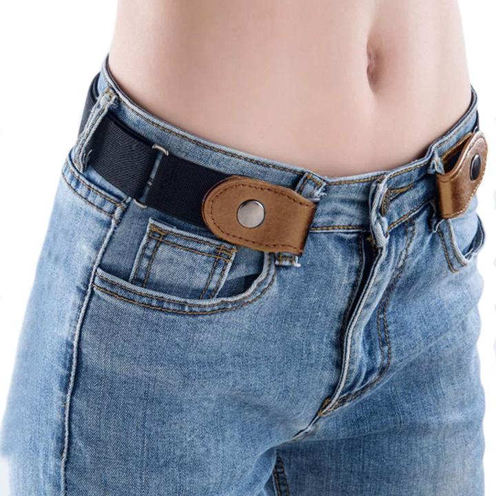 Actual product image JTI Elasticated belt without belt buckle - Black