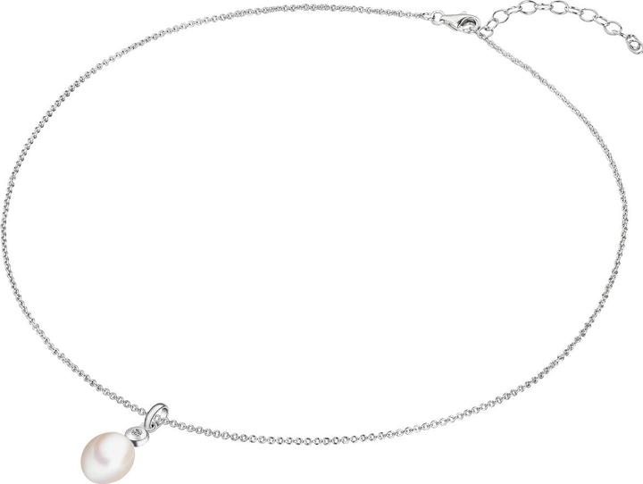 Produktbild Lulu & Jane Sterling Silber Diamant Süsswasser-Zuchtperle silber - 33124 (Sterling Silber)
