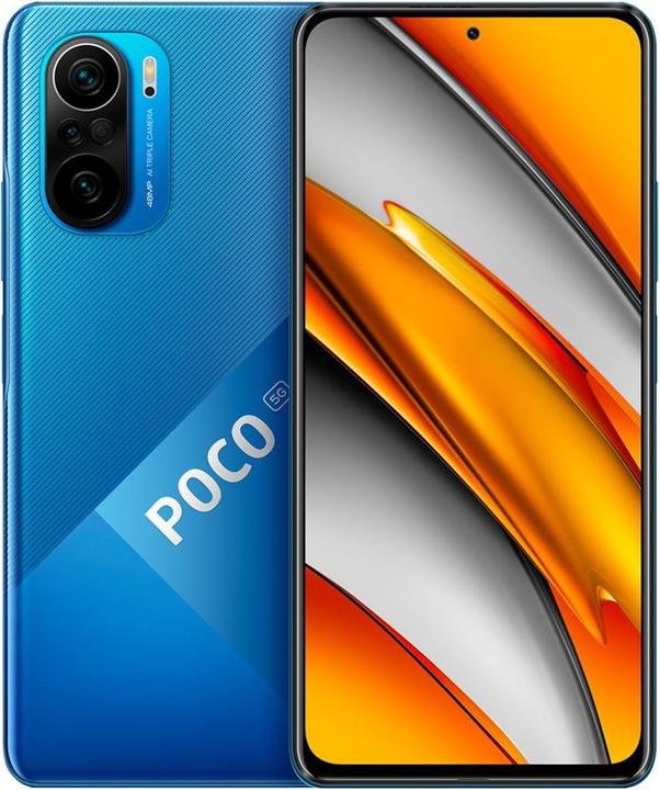 Actual product image Xiaomi Poco F3 (256 GB, Ocean Blue, 6.67", Dual SIM, 48 Mpx, 5G)