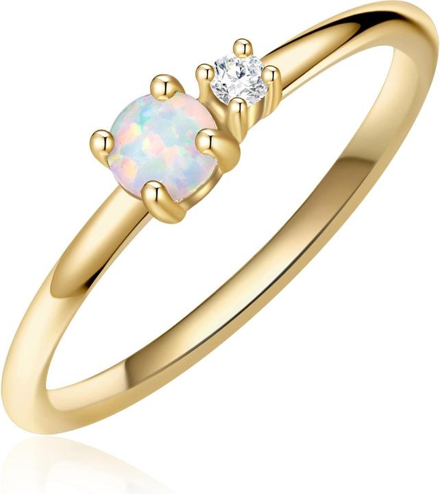 Image du produit Glanzstücke München Femme argent sterling zirconium or jaune - 31500 (56, Argent 925)