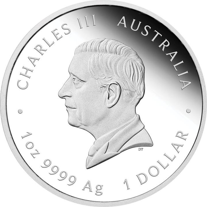 Actual product image The Perth Mint Silver Lunar III 1 oz PP - Snake 2025 (999.90, 2025)