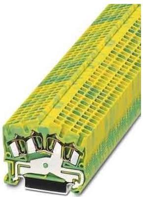 Produktbild Phoenix Contact TB,Spring-cage,Width:5.2mm,green-yellow (41.50 mm)