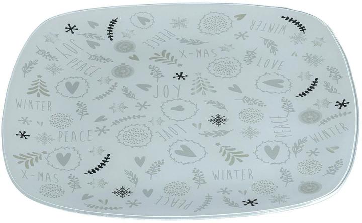 Immagine prodotto Leonardo Piatto X-Mas Icons 32 x 32 cm, 1 pezzo, Grigio