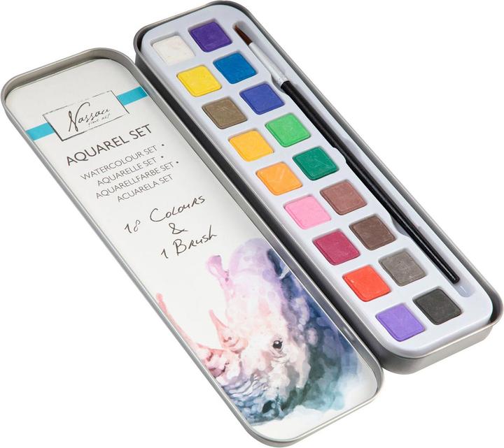 Immagine prodotto Art Sensations Set di acquerelli Nassau (Multicolore, 18 ml)