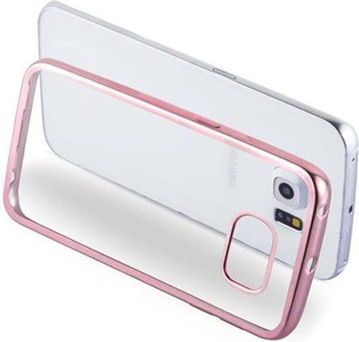 Immagine prodotto Cadorabo Cover TPU Ultra Slim Chrome per Samsung Galaxy S6 EDGE (Samsung Galaxy S6 Edge)