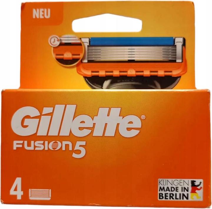 Gillette Fusion 5 Cargador 4 Unidades