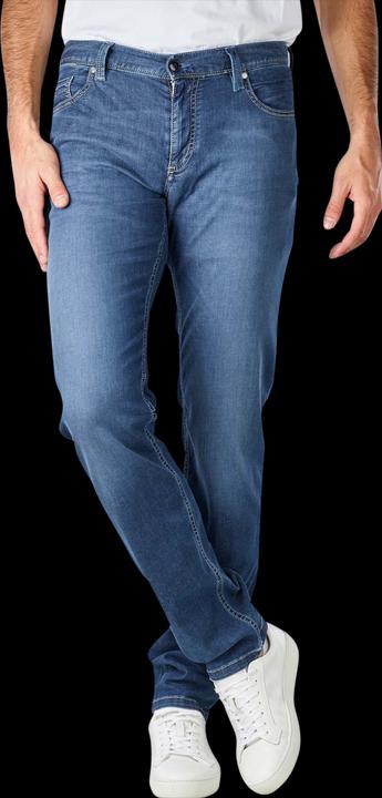 Produktbild Alberto Super Stretch Light Tencel Pipe Jeans Slim Fit Navy (W31/L32)