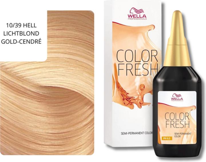 Actual product image Wella Color Fresh Acid (10/39 light-blonde gold-cendre)
