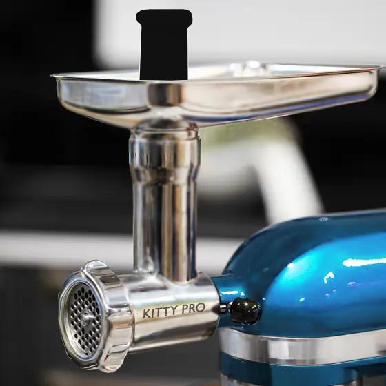 Produktbild Kitty Professional Profi-Fleischwolf "Schredder" - Edelstahl-Fleischwolf inkl. Lochsche...