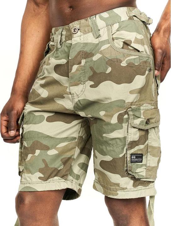 Immagine prodotto Crosshatch Pantaloncini Uomo Jimster Camo Cargo (32)