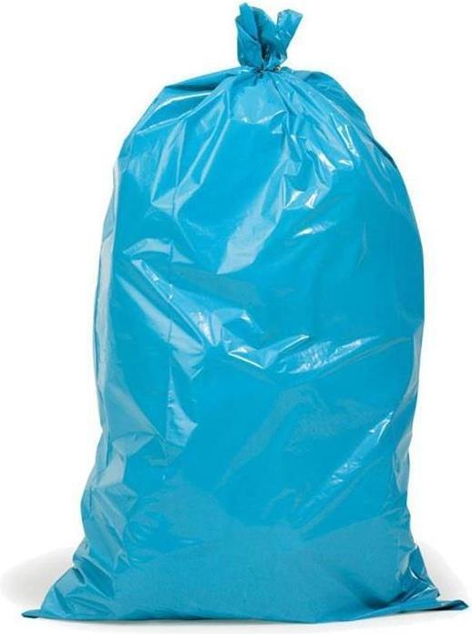 Produktbild Transpak Müllsack Premium Inhalt 120l Masse 700x1100mm Stärke 200µ PE blau (100 x, 120 l)