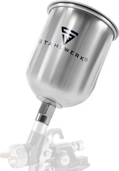 Produktbild Stahlwerk Alu Lackierbecher Set / Fliessbecher 125 ml und 600 ml Farbbecher