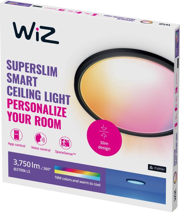 Produktbild WiZ Tunable White & Color SuperSlim (400 lm)