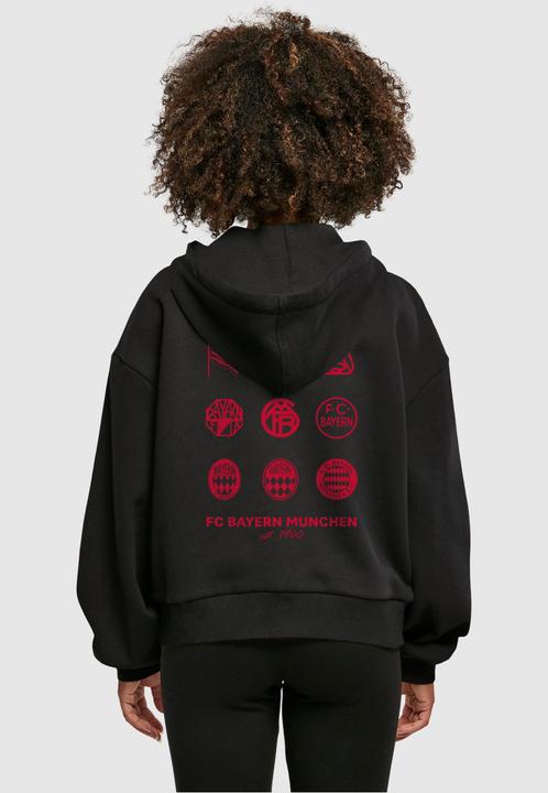 Image du produit FC Bayern München Ladies Logo History Red Organic Oversized Hoody - 116531 (L)
