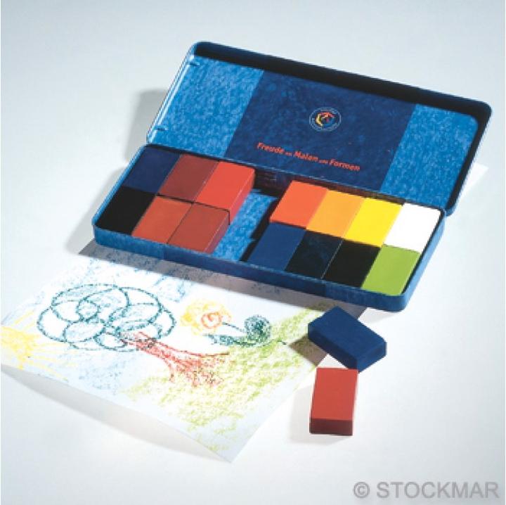 Produktbild Stockmar Wachsmalblock (Mehrfarbig, 16 x)